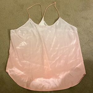 VICTORIA’S SECRET LIGHT PINK SATINY CAMISOLE‎
